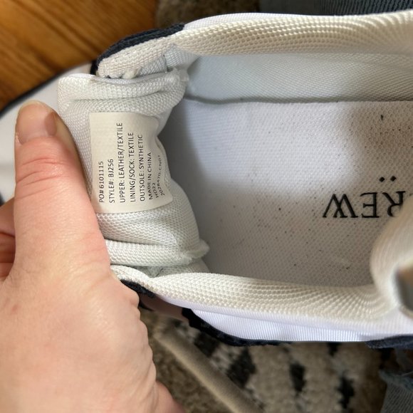 J. Crew Navy and White Sneakers - Picture 6 of 7